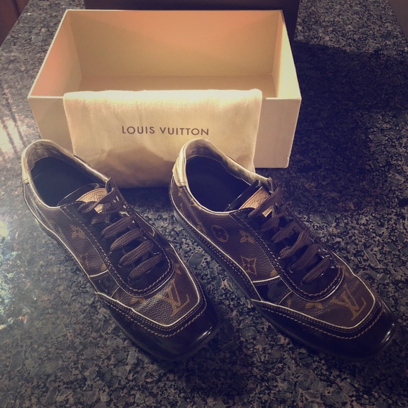 Louis Vuitton Shoes - Louis Vuitton Brown Monogram Sneakers